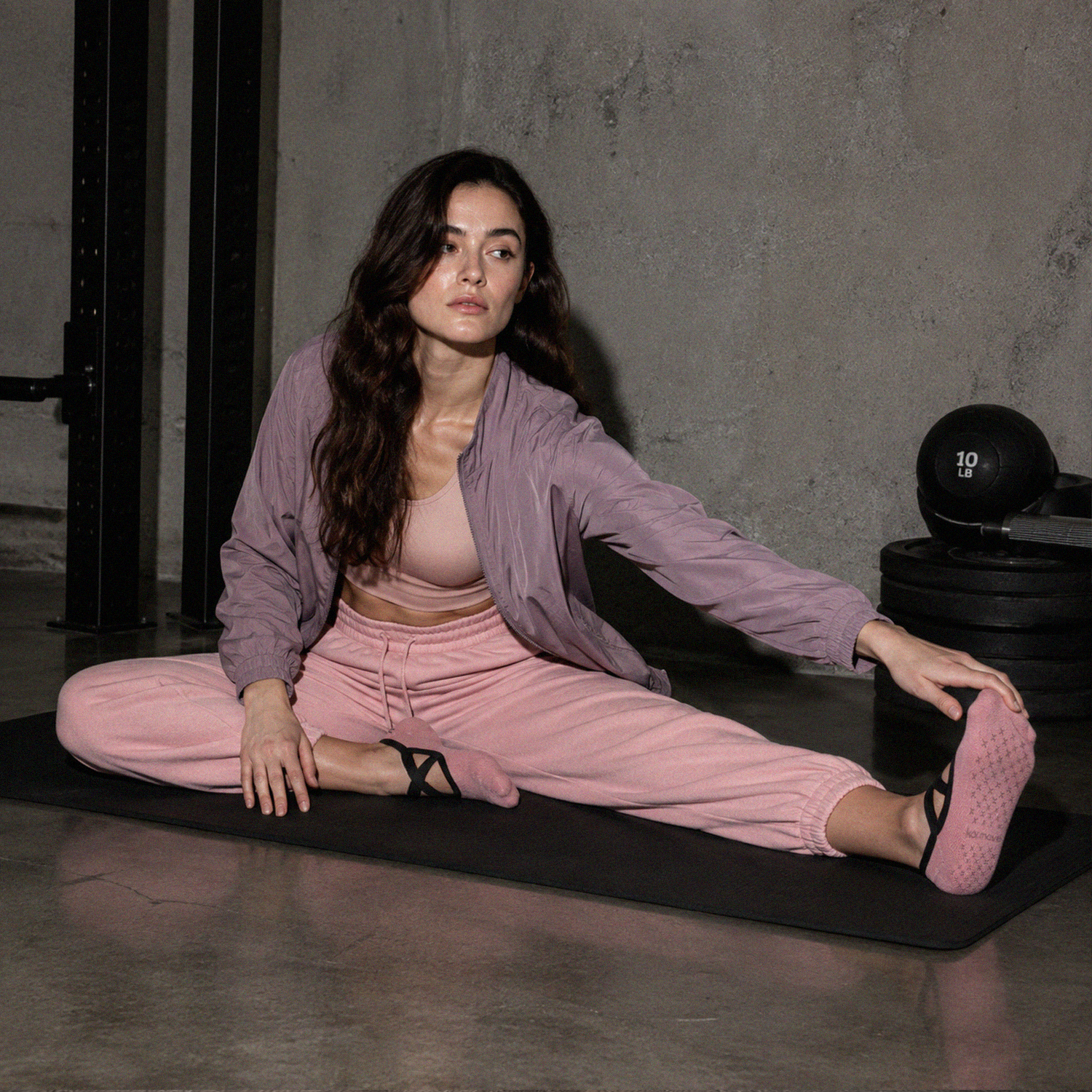 Women's Invisible Grip Socks - Pink