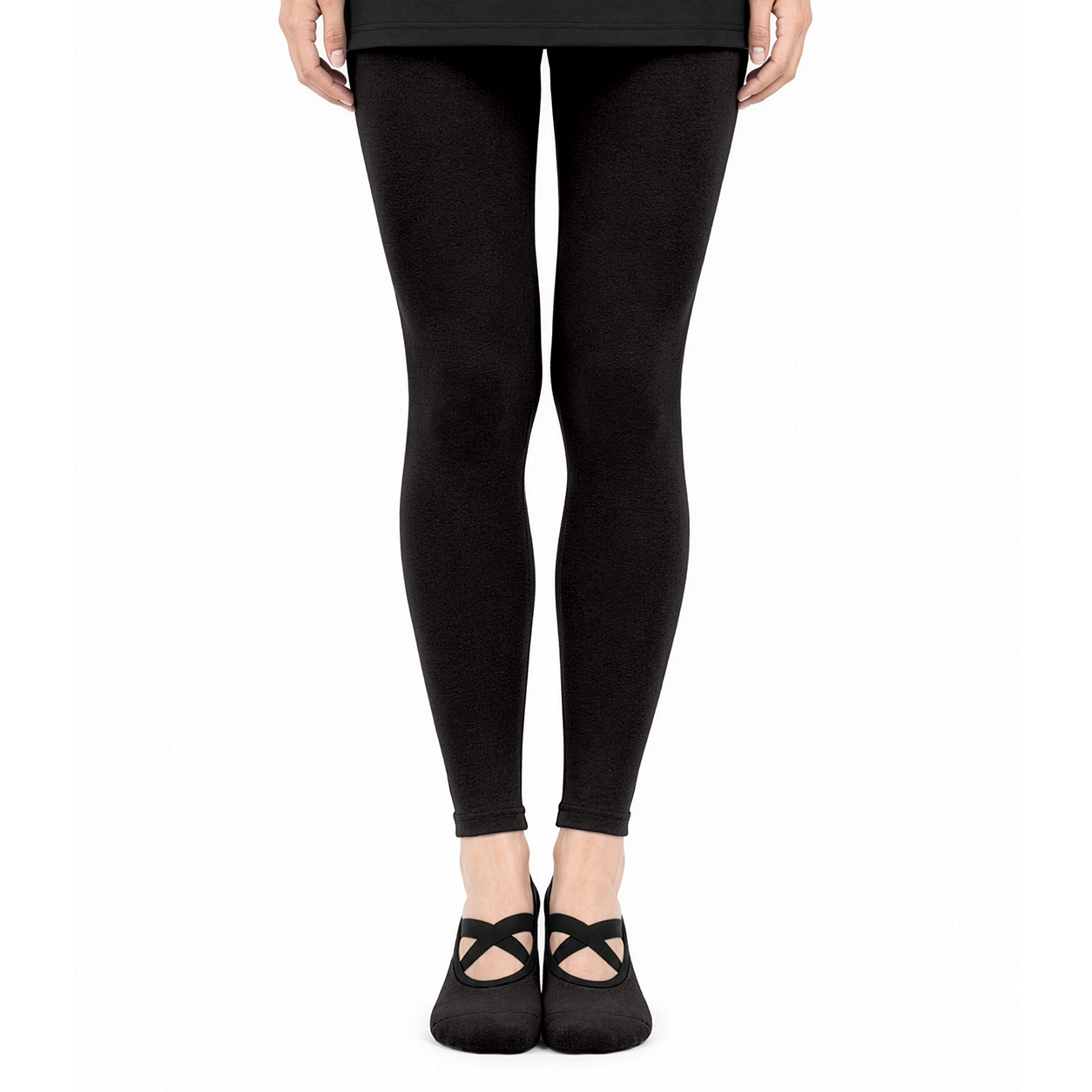 Women's Invisible Grip Socks - Black