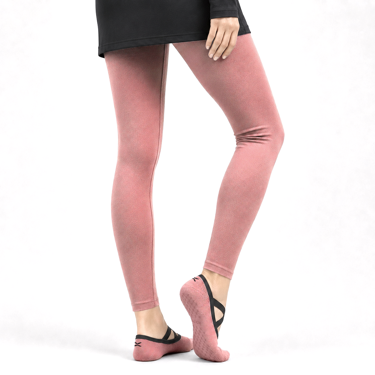 Women's Invisible Grip Socks - Pink
