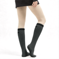 Women's Over-the-Calf Grip Socks - Gray